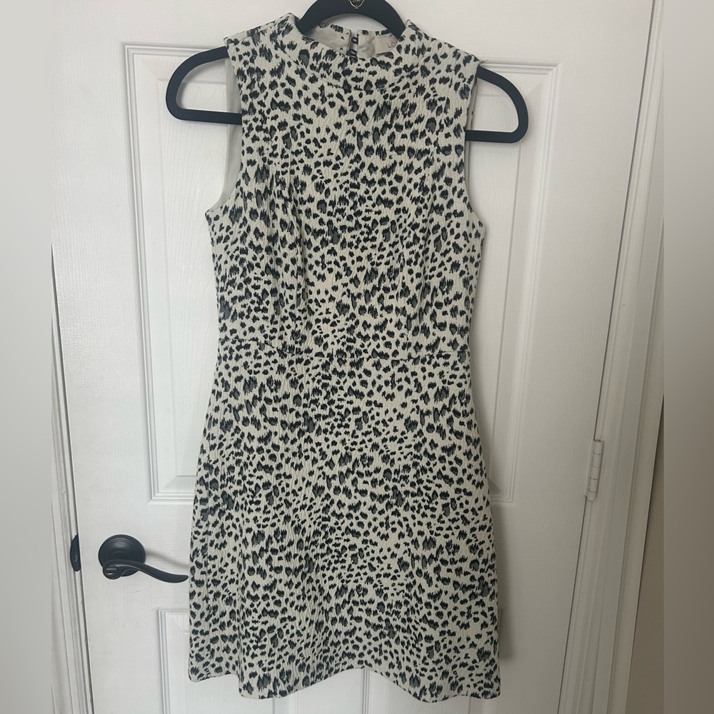 LOFT Snow Leopard Dress
